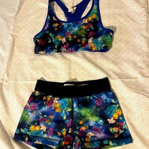 Girls Soffe Cheer/Gymnastics Set sz Medium 8/10